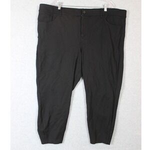 Torrid Black Cropped Pants Womens Size 26 Stretch Casual Everyday